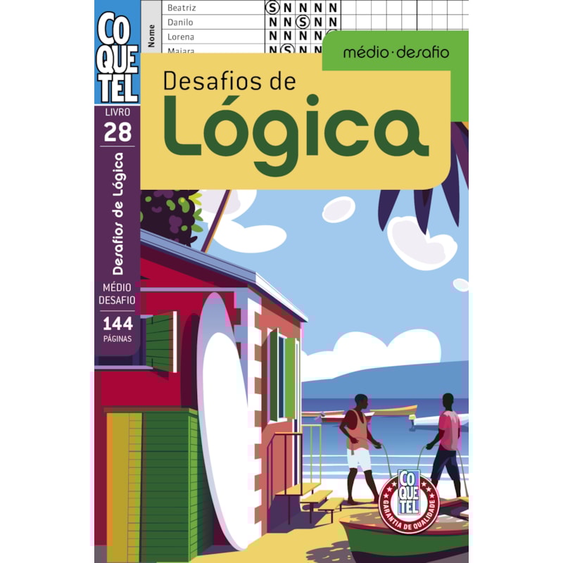LIVRO COQUETEL DESAFIOS DE LÓGICA 28