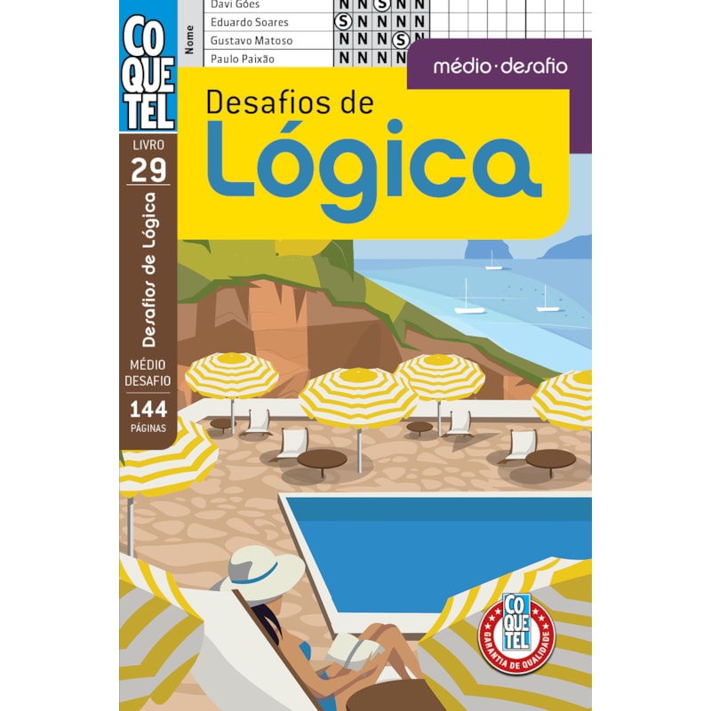 LIVRO COQUETEL DESAFIOS DE LÓGICA 29