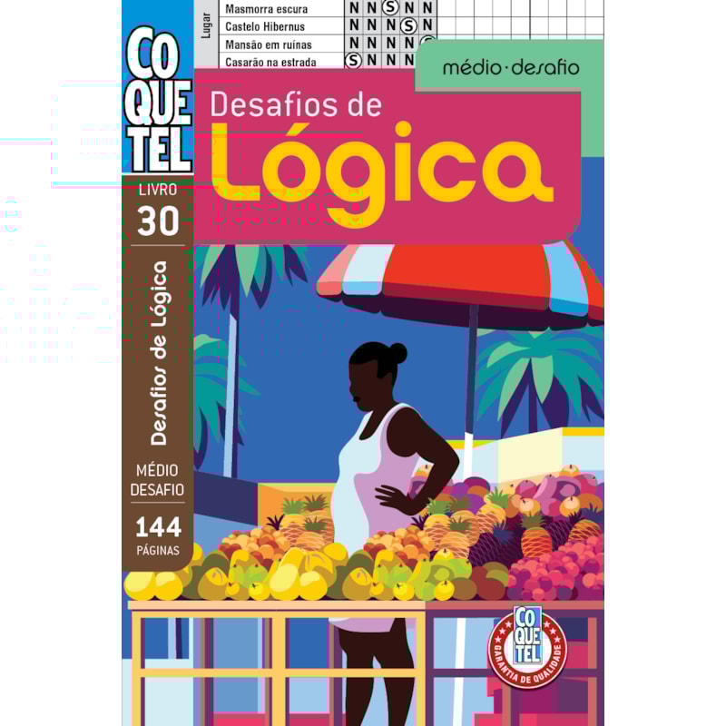 LIVRO COQUETEL DESAFIOS DE LÓGICA 30