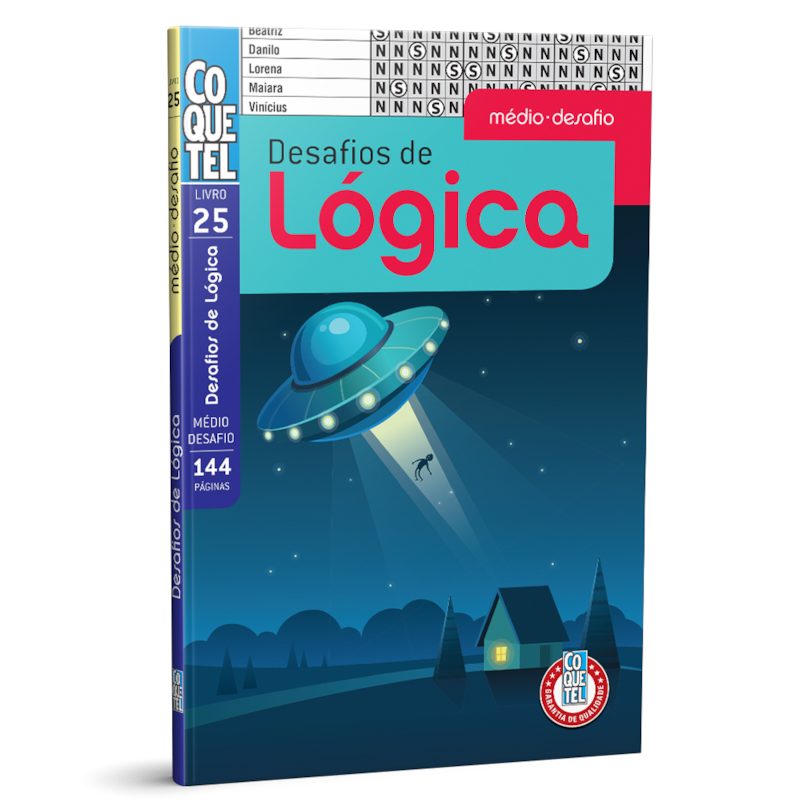 LIVRO COQUETEL DESAFIOS DE LÓGICA ED 25