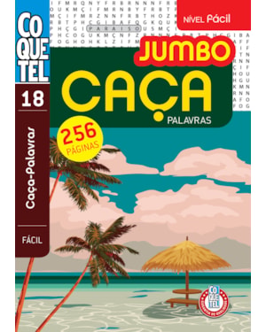 Livro Coquetel Jumbo Caça-Palavras 18