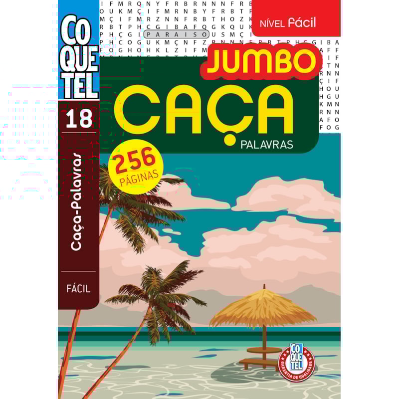 Livro Coquetel Jumbo Caça-Palavras 18