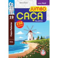 LIVRO COQUETEL JUMBO CAÇA-PALAVRAS 19: NIVEL FÁCIL
