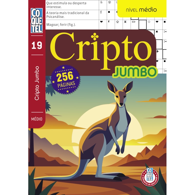 LIVRO COQUETEL JUMBO CRIPTO 19