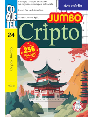 LIVRO COQUETEL JUMBO CRIPTO 24