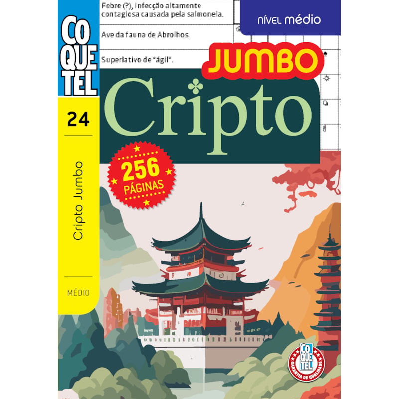 LIVRO COQUETEL JUMBO CRIPTO 24