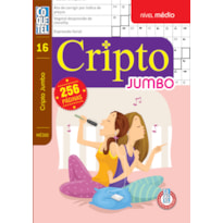 LIVRO COQUETEL JUMBO CRIPTO NÍVEL MÉDIO ED 16