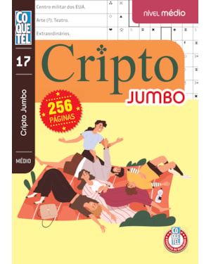 LIVRO COQUETEL JUMBO CRIPTO NÍVEL MÉDIO ED 17