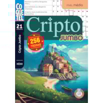 LIVRO COQUETEL JUMBO CRIPTO NÍVEL MÉDIO ED 21