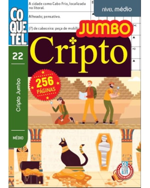 Livro coquetel jumbo cripto nível médio ed 22