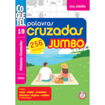 LIVRO COQUETEL JUMBO PALAVRAS CRUZADAS MÉDIO 19