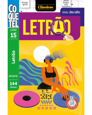 LIVRO COQUETEL LETRÃO DIFÍCIL 15: NÍVEL DESAFIO