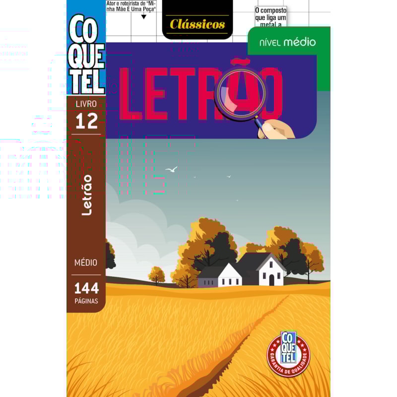 LIVRO COQUETEL LETRÃO MÉDIO 12