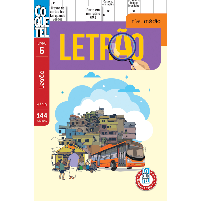 LIVRO COQUETEL LETRÃO NÍVEL MÉDIO ED 6