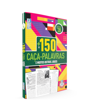 LIVRO COQUETEL MAIS 150 CAÇA-PALAVRAS E MUITOS OUTROS JOGOS NÍVEL FÁCIL ED 28