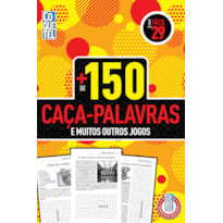 LIVRO COQUETEL MAIS 150 CAÇA-PALAVRAS E MUITOS OUTROS JOGOS NÍVEL FÁCIL ED 29