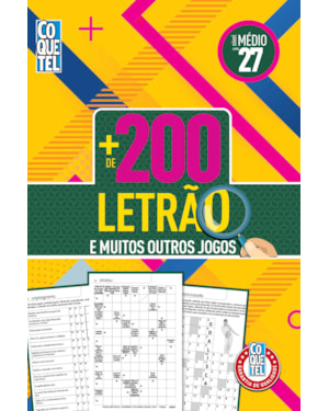 LIVRO COQUETEL MAIS 200 LETRÃO NÍVEL MÉDIO ED 27