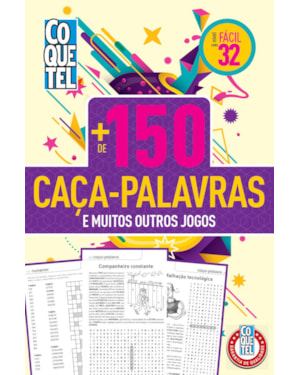 LIVRO COQUETEL MAIS DE 150 CAÇA-PALAVRAS 32