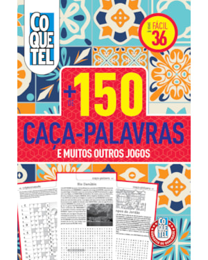 LIVRO COQUETEL MAIS DE 150 CAÇA-PALAVRAS 36