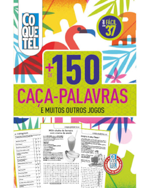 LIVRO COQUETEL MAIS DE 150 CAÇA-PALAVRAS 37