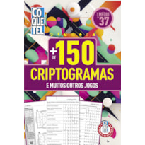 LIVRO COQUETEL MAIS DE 150 CRIPTOGRAMAS 37