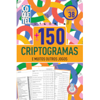 LIVRO COQUETEL MAIS DE 150 CRIPTOGRAMAS 38