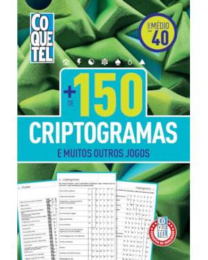 Livro coquetel mais de 150 criptogramas 40