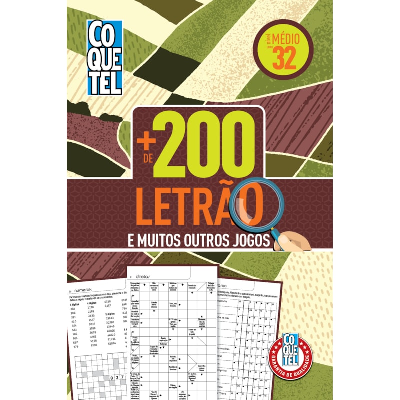 LIVRO COQUETEL MAIS DE 200 LETRÃO 32