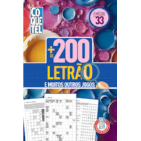 LIVRO COQUETEL MAIS DE 200 LETRÃO 33: NÍVEL MÉDIO
