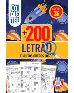 LIVRO COQUETEL MAIS DE 200 LETRÃO 36 S/P: NÍVEL MÉDIO