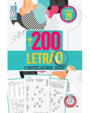 LIVRO COQUETEL MAIS DE 200 LETRÃO ED 29