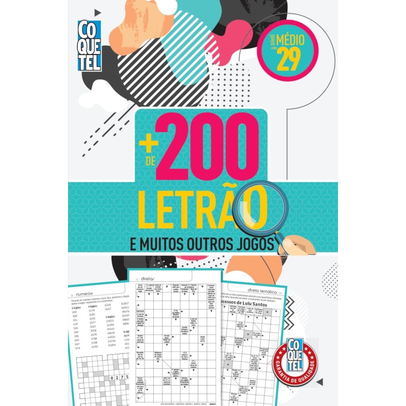 LIVRO COQUETEL MAIS DE 200 LETRÃO ED 29