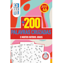 Livro Coquetel Mais de 200 Palavras Cruzadas 46