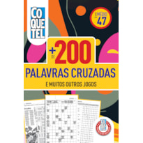 LIVRO COQUETEL MAIS DE 200 PALAVRAS CRUZADAS 47