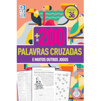 LIVRO COQUETEL MAIS DE 200 PALAVRAS CRUZADAS ED 36