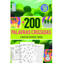 LIVRO COQUETEL MAIS DE 200 PALAVRAS CRUZADAS MÉDIO 39