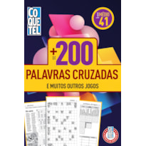 LIVRO COQUETEL MAIS DE 200 PALAVRAS CRUZADAS MÉDIO 41