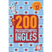 Livro coquetel mais de 200 passatempos em inglês ed 12: níveis fácil, médio e difícil