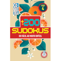 LIVRO COQUETEL MAIS DE 200 SUDOKUS 4