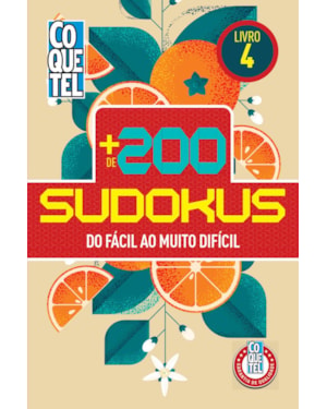 LIVRO COQUETEL MAIS DE 200 SUDOKUS 4