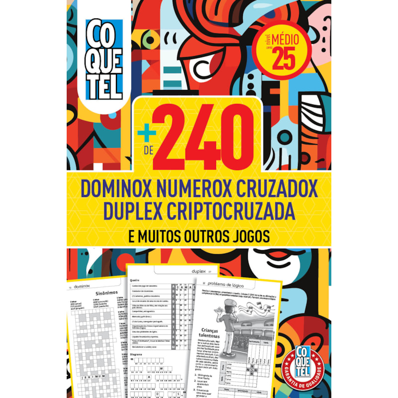 LIVRO COQUETEL MAIS DE 240 ESPECIAIS 25: NÍVEL MÉDIO