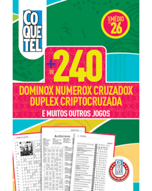 LIVRO COQUETEL MAIS DE 240 ESPECIAIS 26: NÍVEL MÉDIO