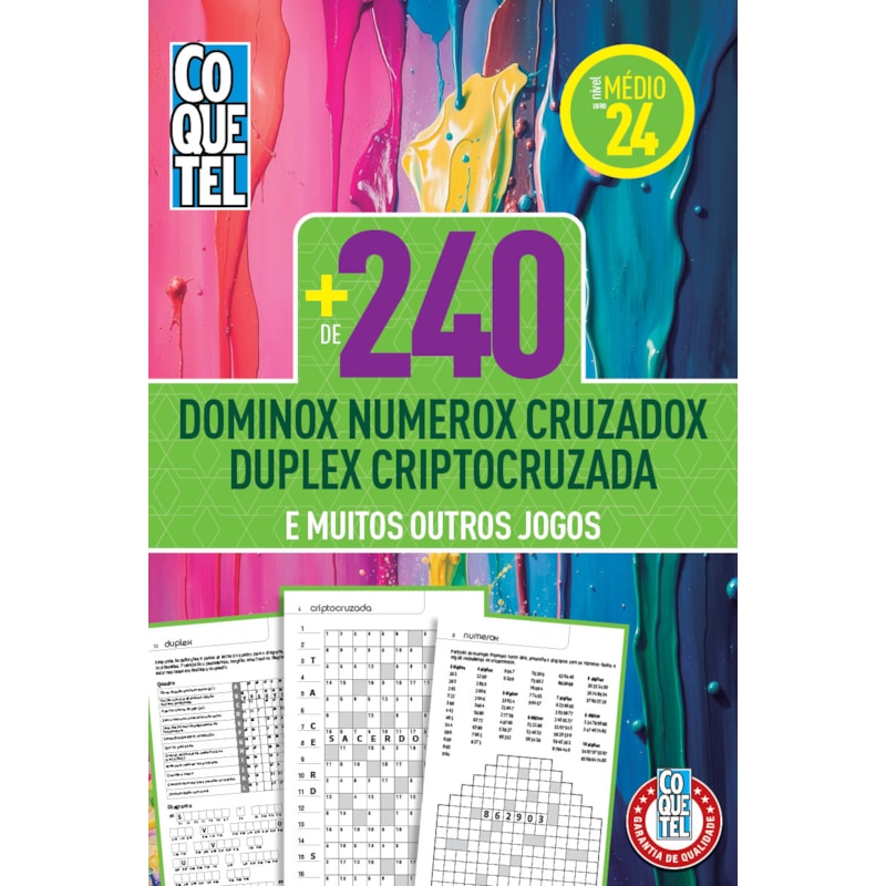 LIVRO COQUETEL MAIS DE 240 ESPECIAIS ED 24: NÍVEL MÉDIO