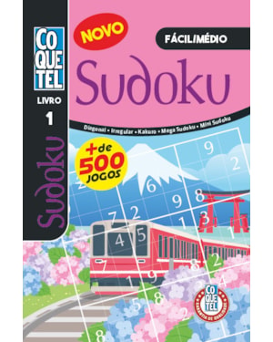 LIVRO COQUETEL MAIS DE 500 SUDOKUS FÁCIL-MÉDIO 1
