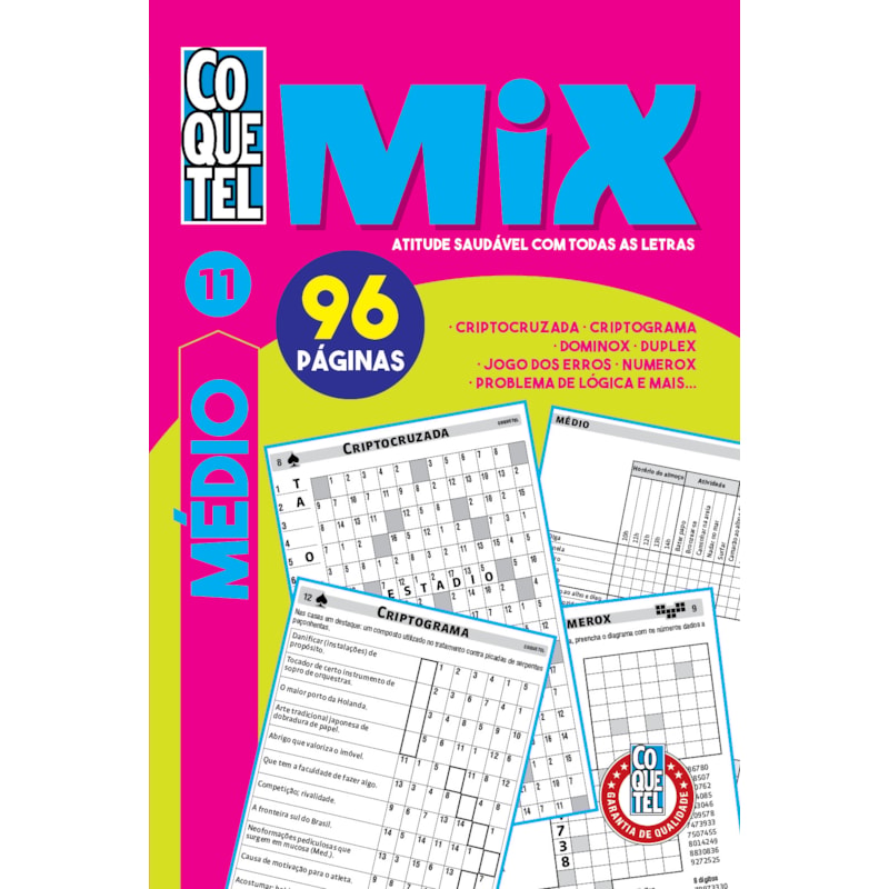 LIVRO COQUETEL MIX 11: NÍVEL MÉDIO