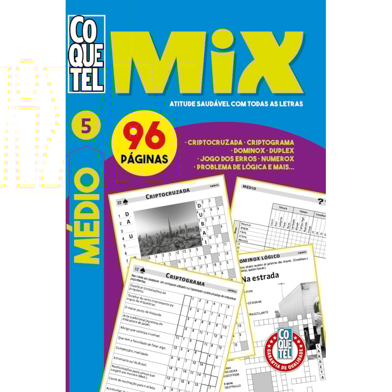 LIVRO COQUETEL MIX 5: NÍVEL MÉDIO