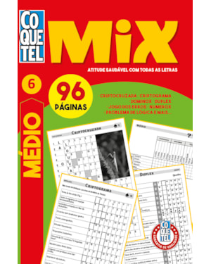 LIVRO COQUETEL MIX 6: NÍVEL MÉDIO