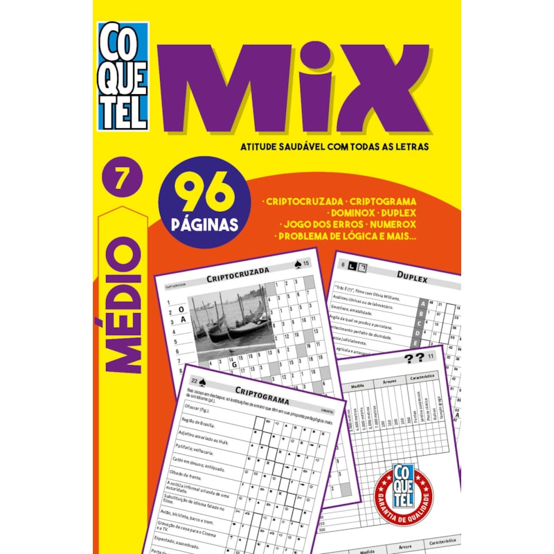 LIVRO COQUETEL MIX 7: NÍVEL MÉDIO