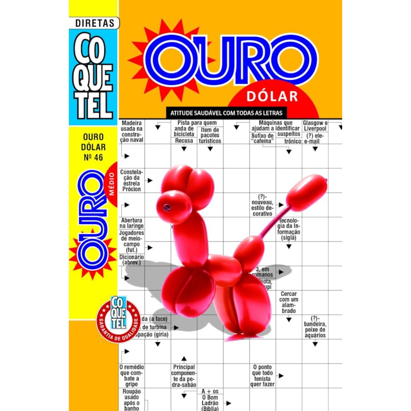LIVRO COQUETEL OURO DÓLAR 46