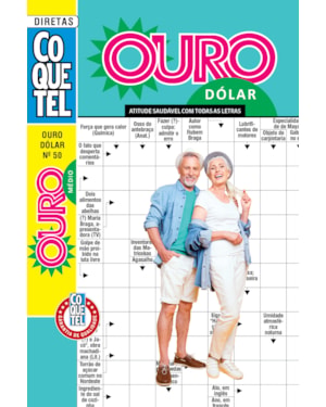 LIVRO COQUETEL OURO DÓLAR 50
